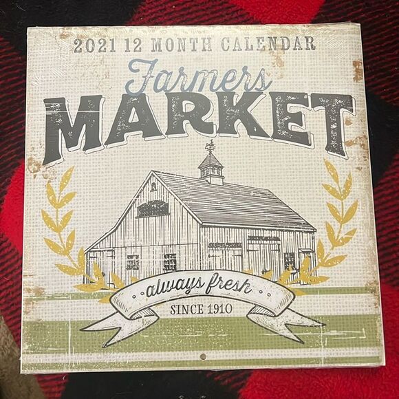 Farmers Market Calendar 2021 Crafts Junk Journal - Picture 1 of 3